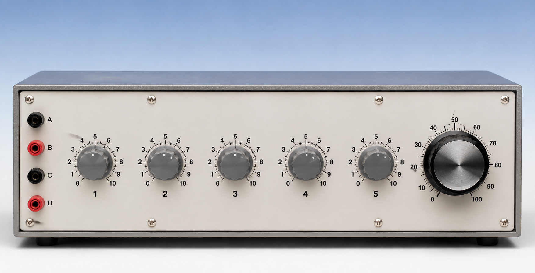 Decade Capacitance box four dial